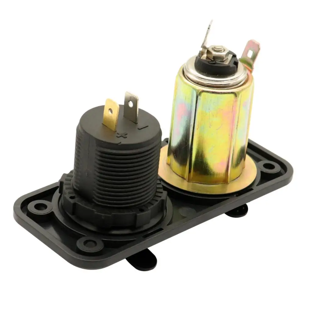 

Dual USB Charger Socket Car Power Outlet 12V Marine Lighter Adapter