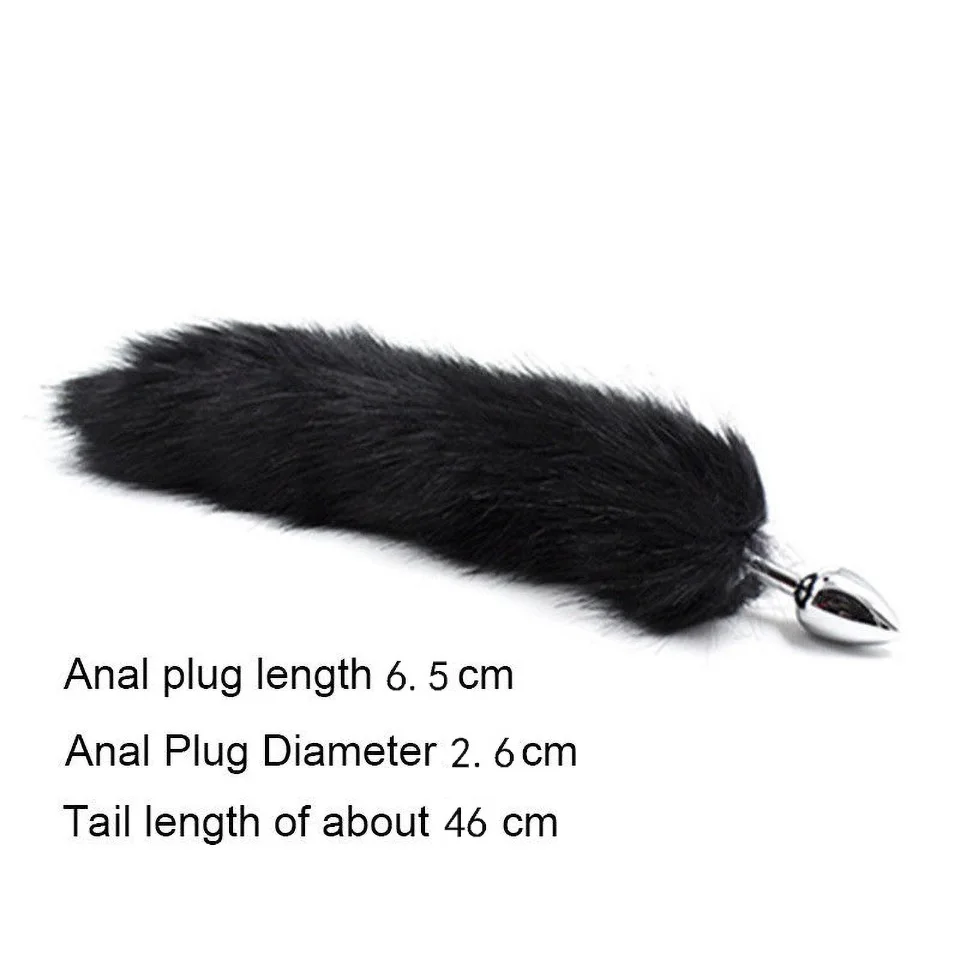 Лисий хвост огромная Анальная пробка анальные интимные игрушки для женщин