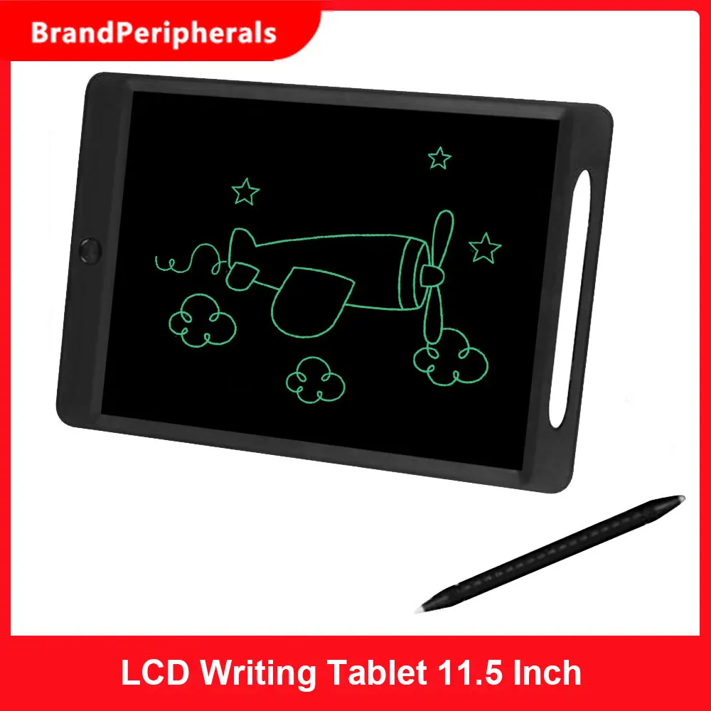 ЖК дисплей планшет для письма 11 5 дюймов со стирающимися чернилами Давление