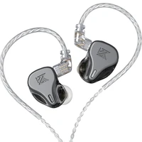 kz dq6 wired earbuds 3 5mm noise reduction earphones 0 75mm 2 pin audio headphones studio music hands free smartphone accessory