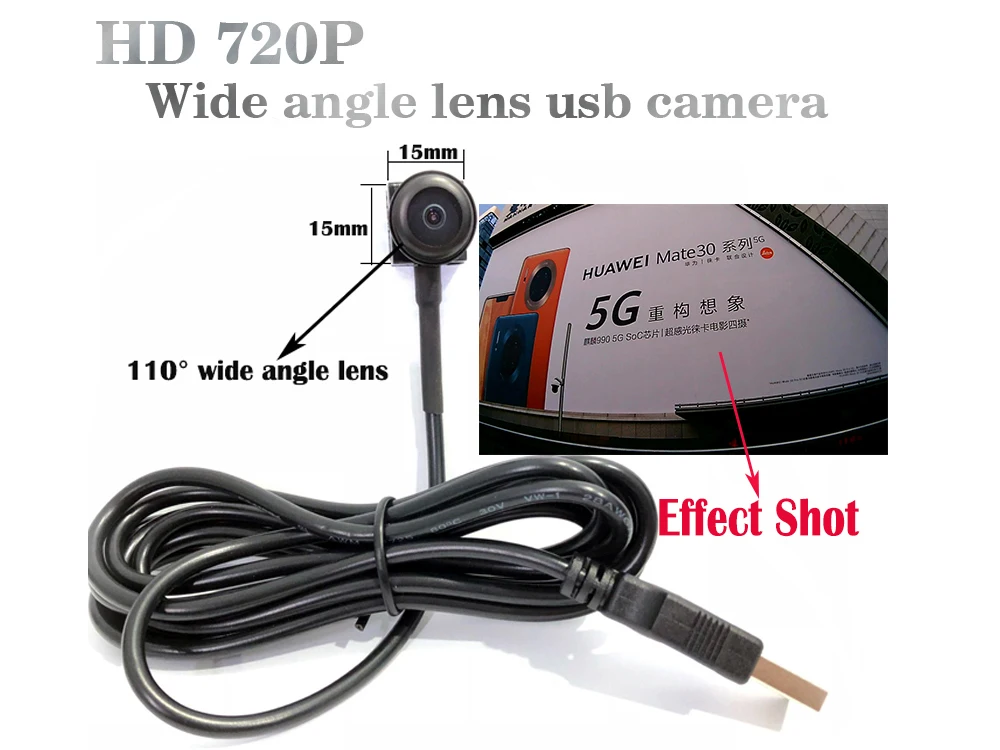 HD 720P широкоугольная USB камера с объективом 2,8 мм широкоугольная uvc камера usb камера мини видеонаблюдения UVC pcвеб-камера windows камера