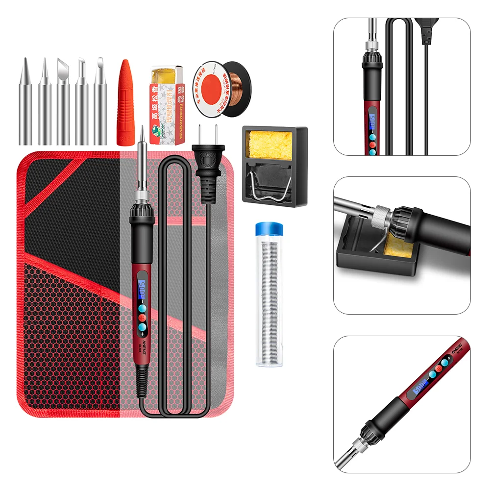 

1 Set Portable Soldering Iron Set Practical Soldering Iron Welders (US Plug)