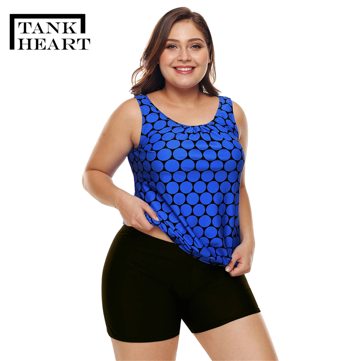

Tankini Swimsuits Women’s Two piece Swimsuit Top Plus size Swimwear large Size Swimsuits 2 piece swimsuit Women swim suit 4XL