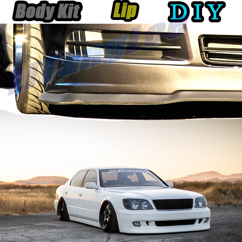 Защитный спойлер переднего бампера для автомобилей Lexus LS 400 430 460 600h L и Toyota Celsior, модификация кузова VIP Hella Flush.