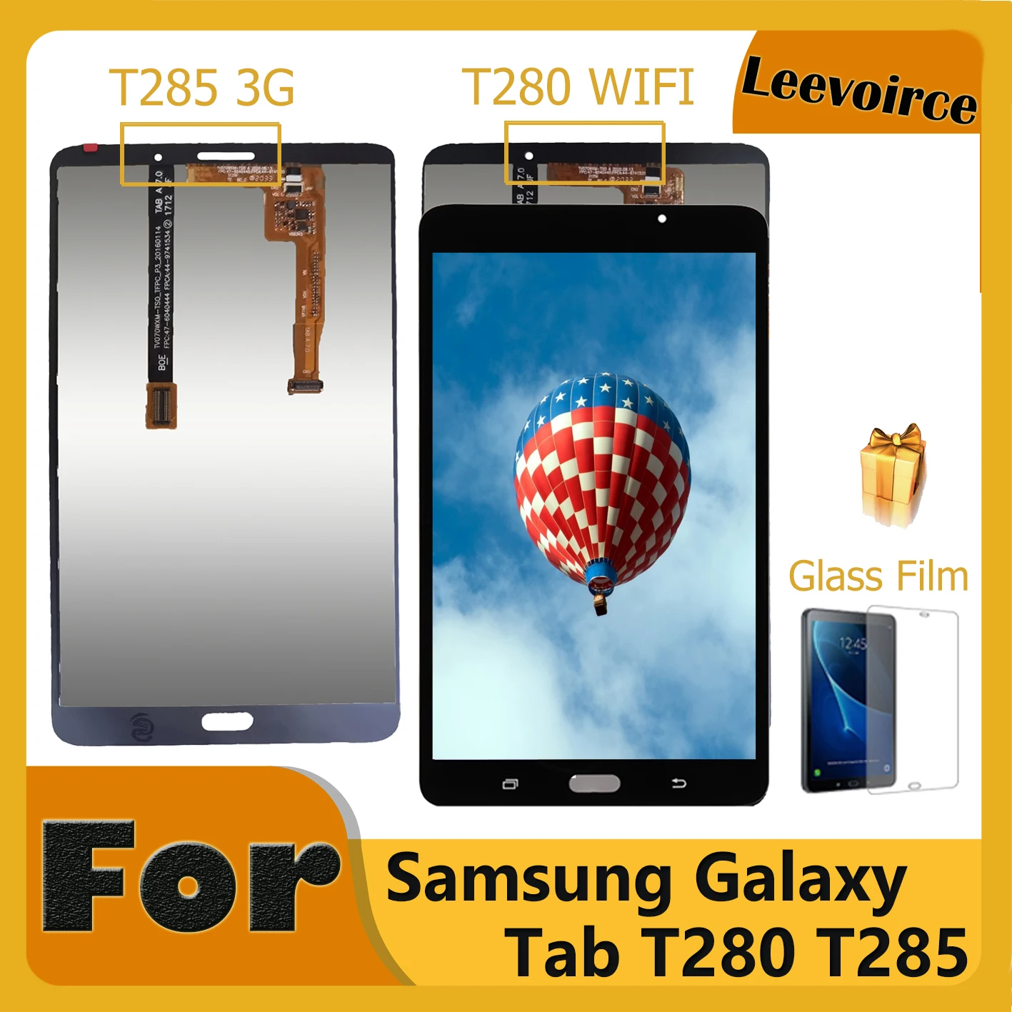 7-дюймовый ЖК-дисплей для Samsung Galaxy Tab A 7 0 дюйма фотография 2016 T280 T285 сенсорный экран