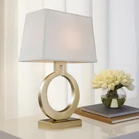 American table lamp bedroom creative villa golden Dining Table table side cabinet Nordic retro wedding bedside led lamp CL91103