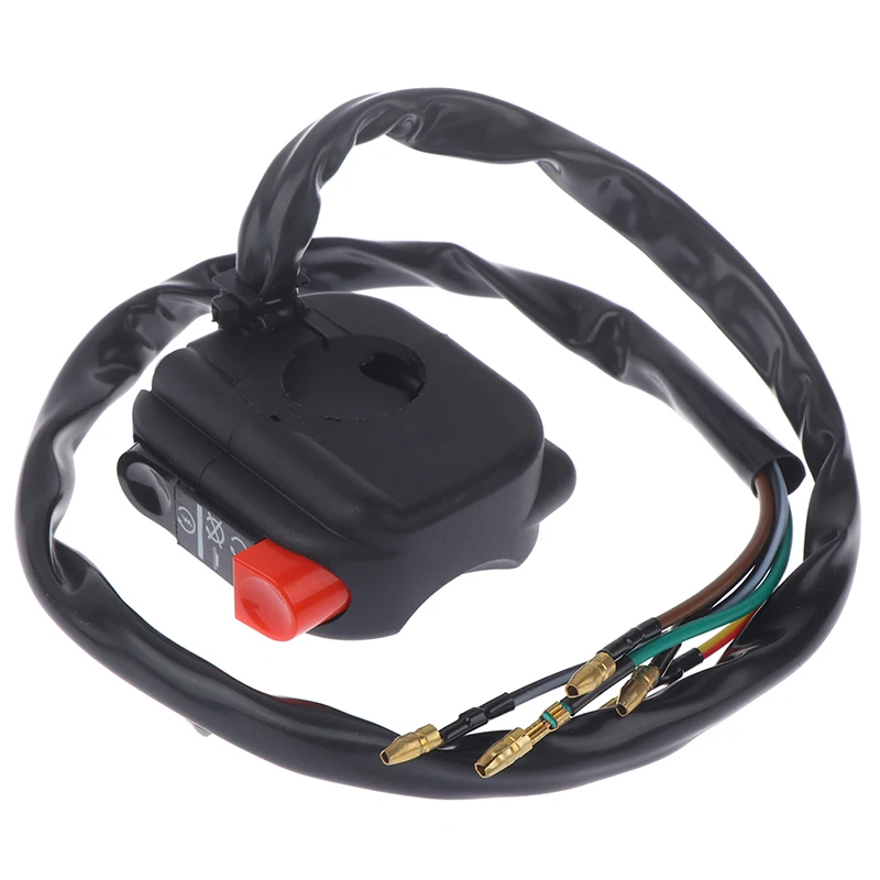 Универсальный Мотоцикл ATV 7/8 &quotкрепление на руль Start Stop Kill On Off кнопка боковой