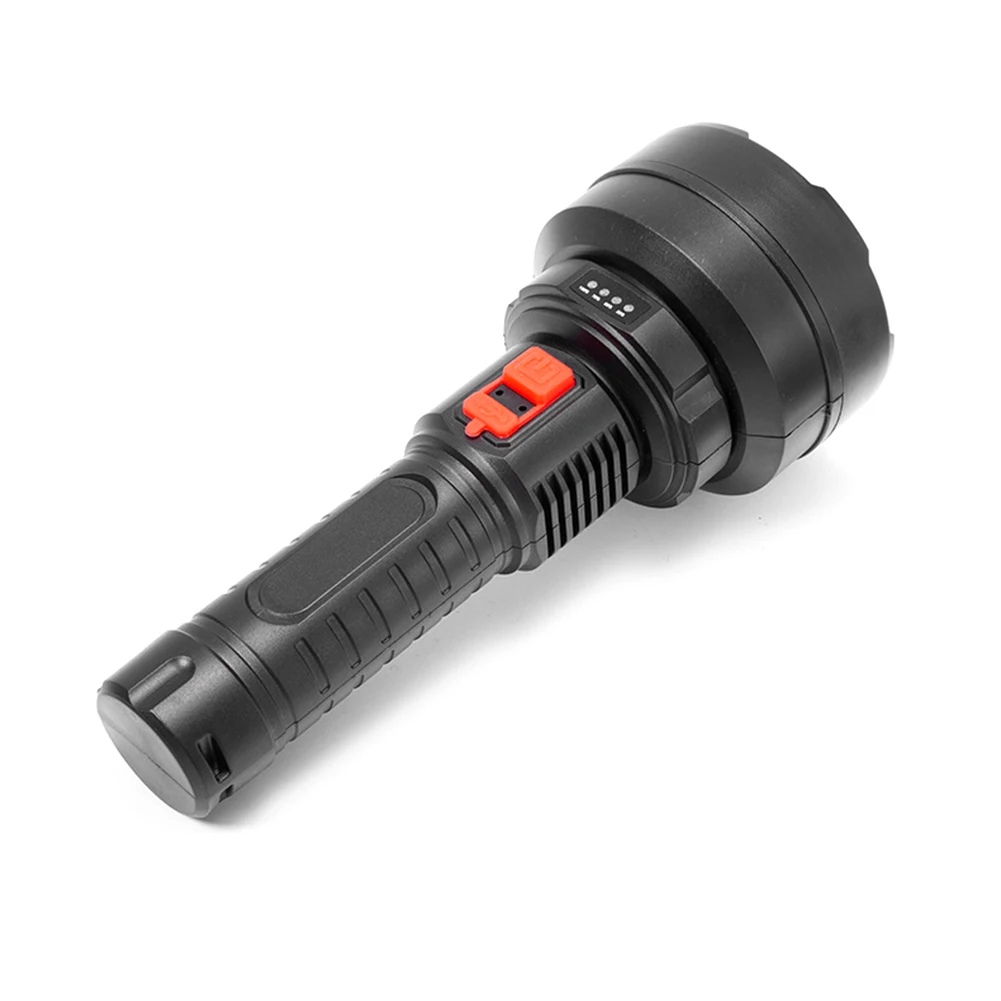

Bright LED Flashlight Rechargeable Waterproof Torch 3 Modes Lighting Hand Lamp Hiking Working Emergency Lighting Lamp