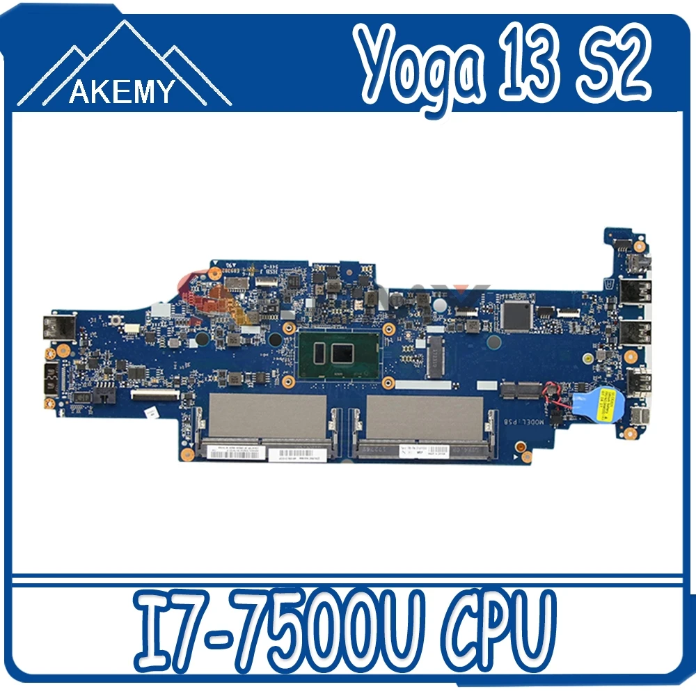 

Материнская плата для ноутбука LENOVO YOGA S2 13 S2 Core SR2ZV I7-7500U, материнская плата DA0PS9MB8E0 01HW981 01YT026 DDR4