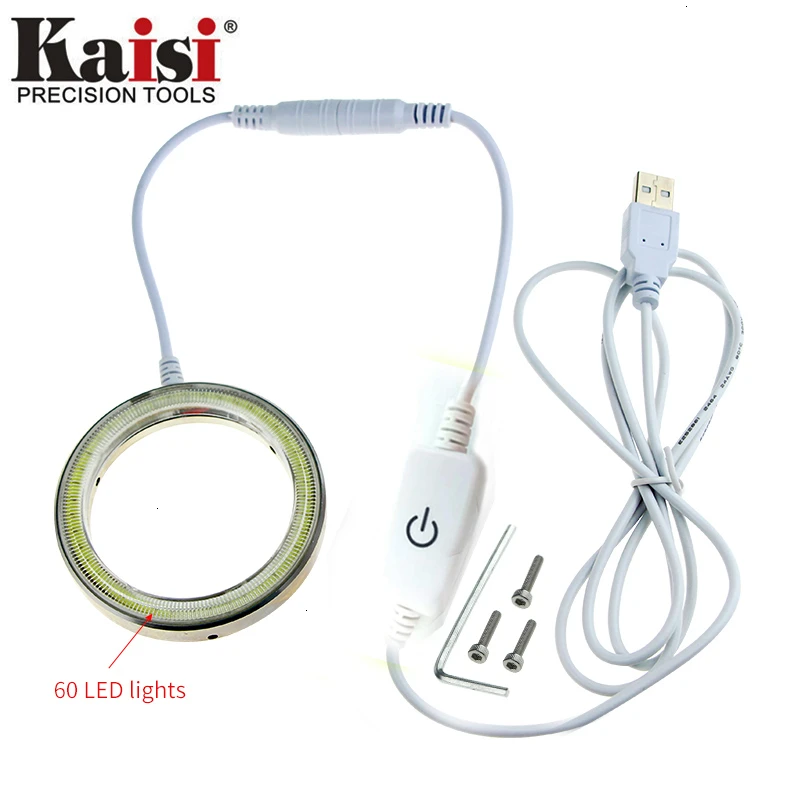 Kaisi K D060 4 5 Вт USB Отрегулированная Светодиодная лампа ремонтный инструмент для