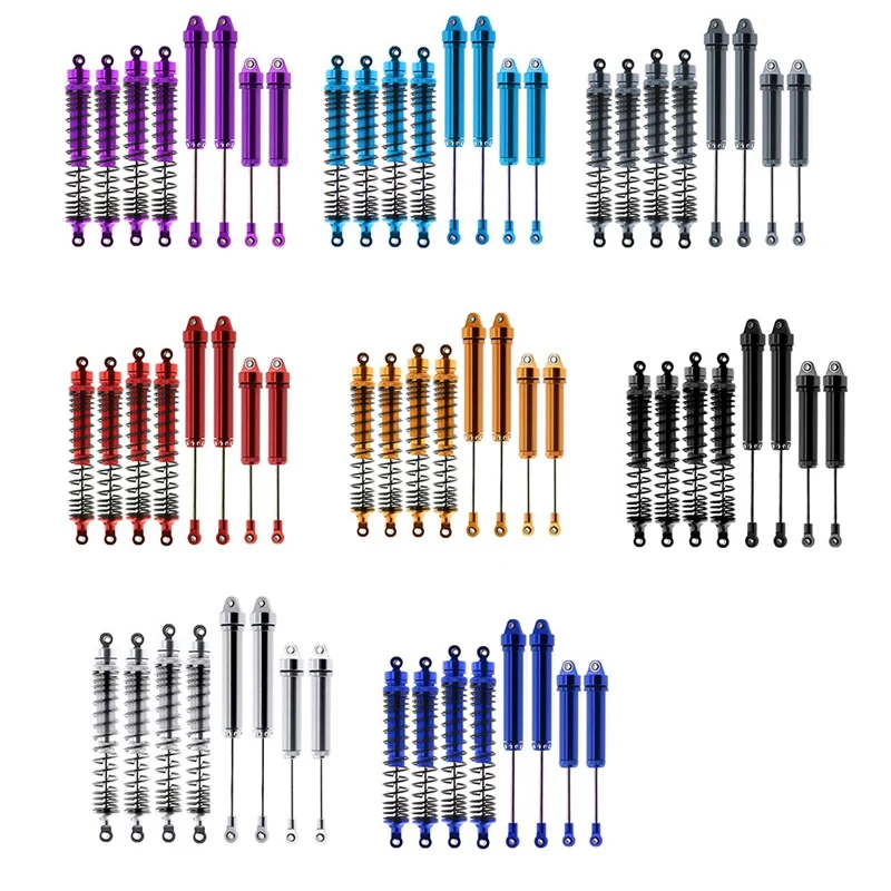 

8Pcs Front & Rear Metal Shock Absorber Spring Damper For Traxxas UDR Unlimited Desert Racer 1/7 RC Car Upgrade Parts