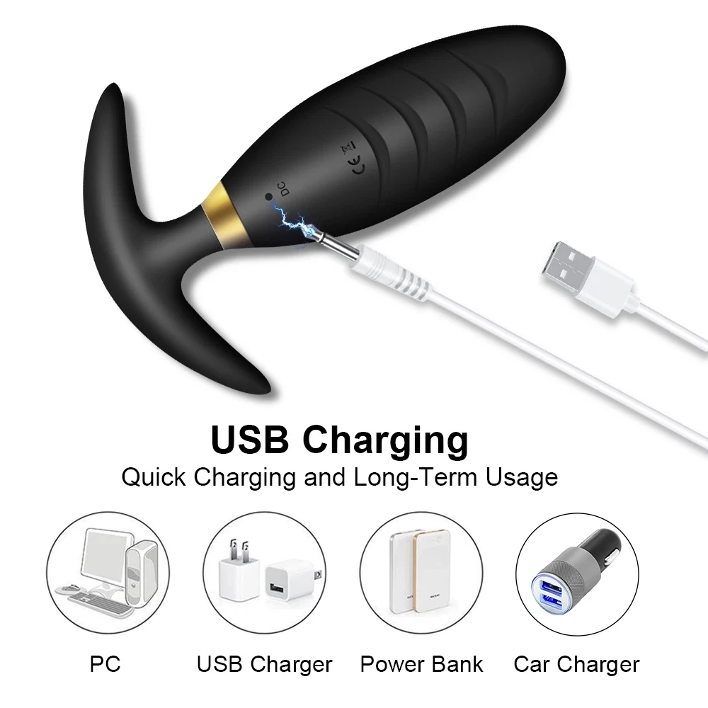 Vibrator Prostate Massager Fidget Toys Anal Plug Remote Control Sex For Men Women Adults 18 + | Красота и здоровье