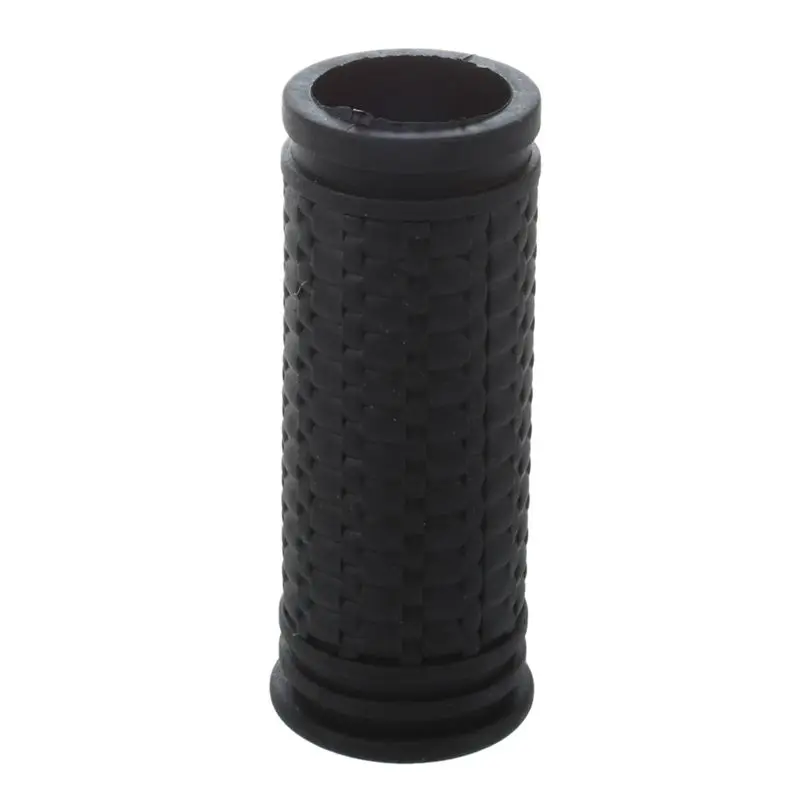 ГОРЯЧАЯ HG 2 шт Черная текстура нескользящая резиновая рукоятка для