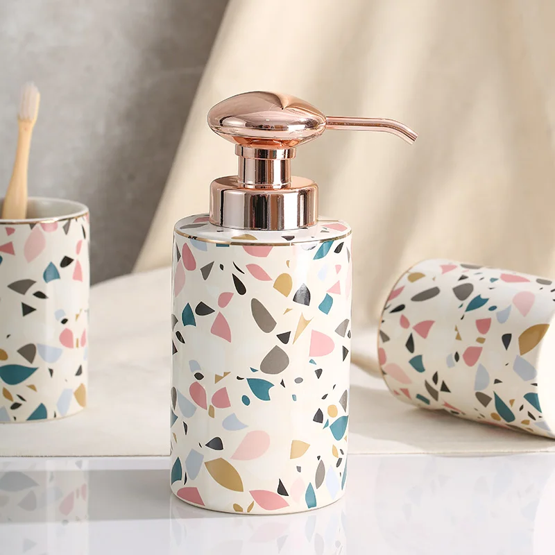 Набор для мытья ванной комнаты набор из 4 предметов Креативные украшения чашка