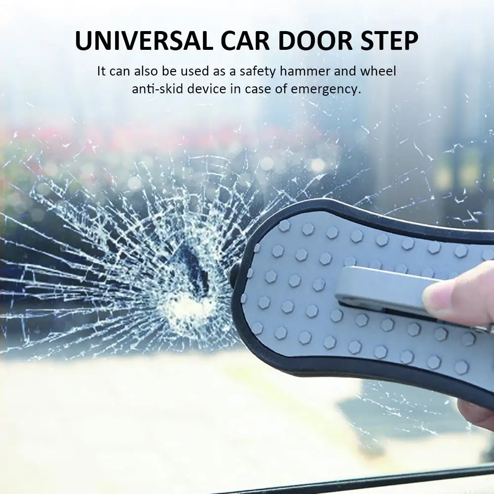 

Universal Foldable Auxiliary Pedal Roof Pedal Foldable Car Vehicle Folding Stepping Ladder Foot Pegs Easy Access Car Accessorie