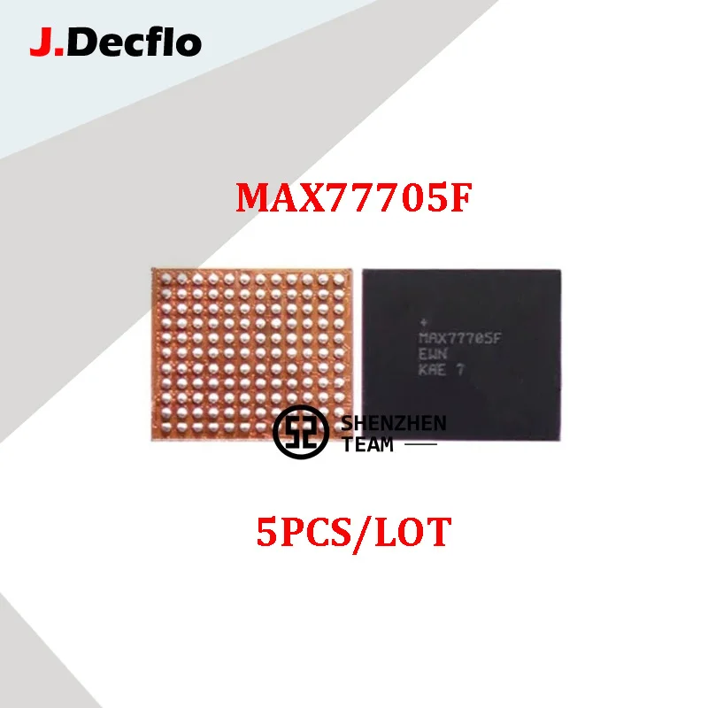 

JDecflo 5PCS PMIC MAX77705F MAX77705 Small Power Supply IC IF PM For SAMSUNG Galaxy S9 S9+ G960F G965F Integrated Circuits