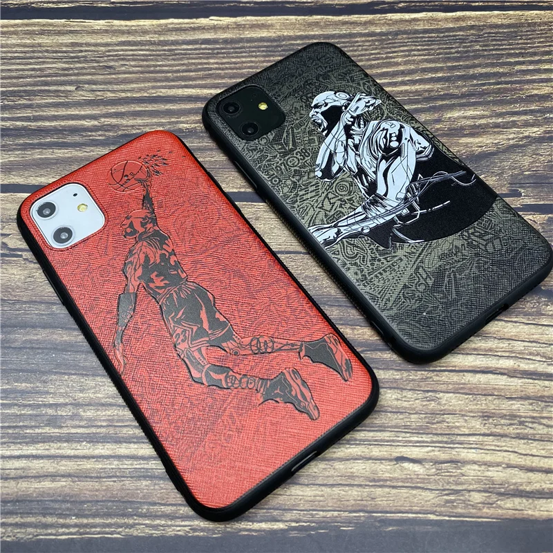 Спортивные летающий человек мягкий чехол для iphone 12 11 pro x xs max xr 8 7 6 6s plus силиконовый