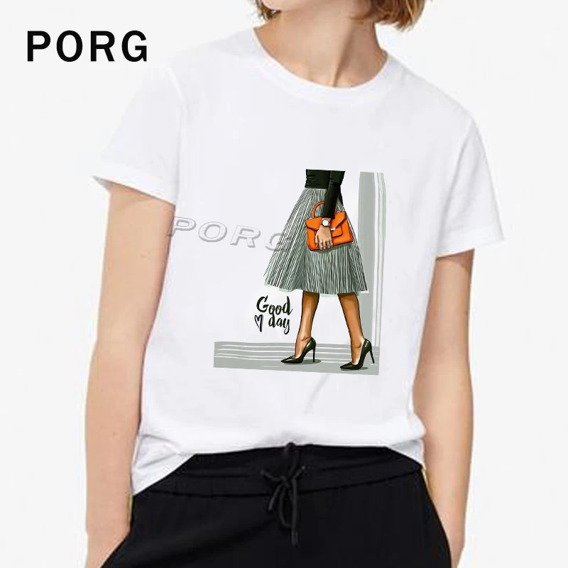 Женская футболка с принтом в готическом стиле уличная Харадзюку лето