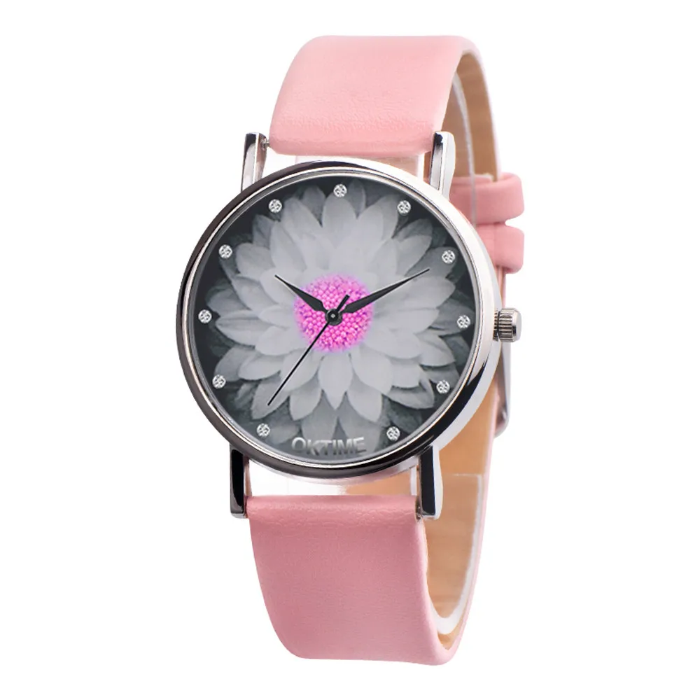 Reloj Mujer Часы для женщин OKTIME унисекс повседневные холщовые кожаный ремешок Zegarek