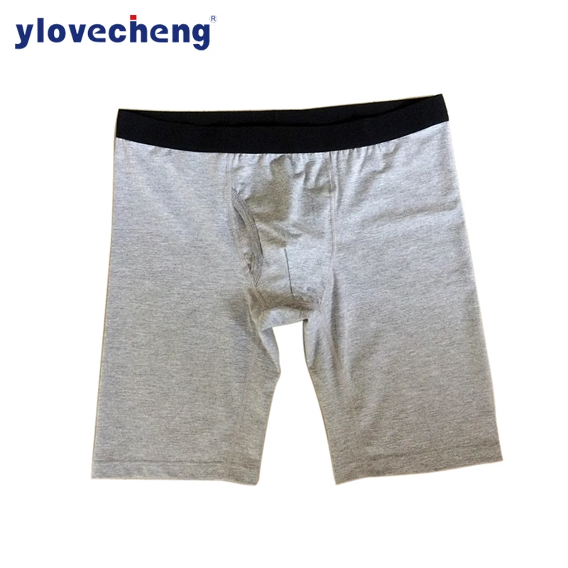 

New comfort panties 95% cotton lengthened men's underwear pure cotton length anti-wear exercise men's boxer shorts European size