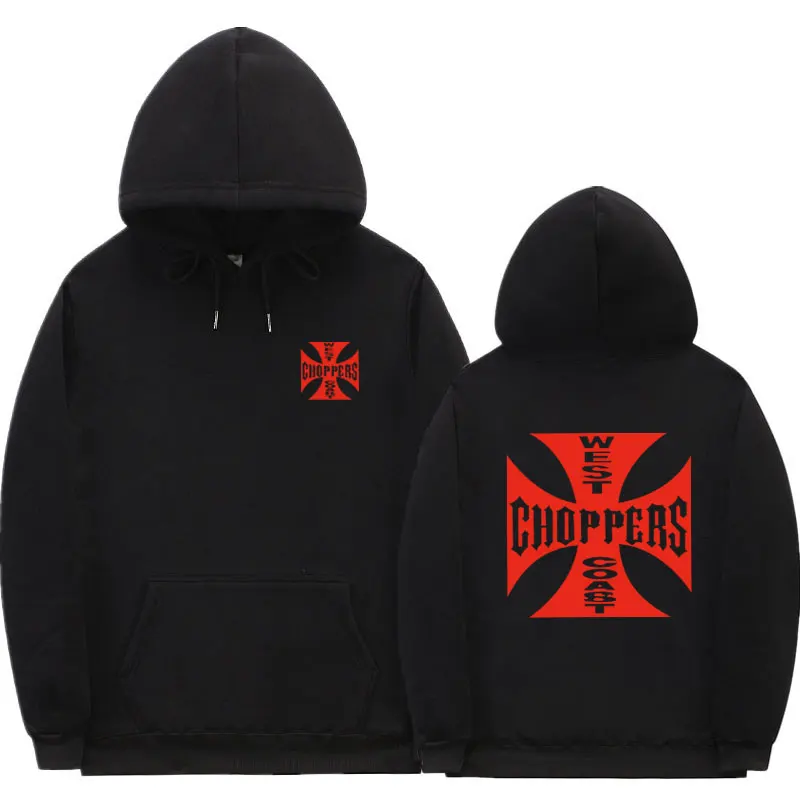 Уличная CHOPPERS WEST COAST толстовки для мужчин/для женщин с модным принтом Одежда пар