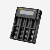 four slot lithium battery charger 18650 26650 battery charger smart universal charger compatible with a variety of batteries