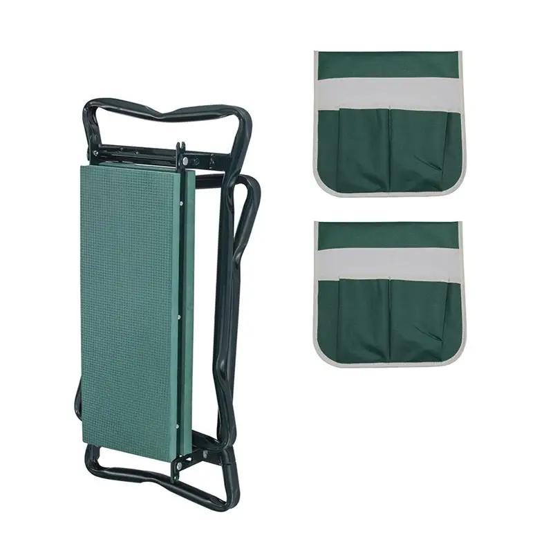 

1 Set Folding Garden Kneeler Bench Stool Aluminum Alloy Stool for Garden