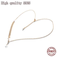 fashion jewelry simple golden wheat ear pearl necklace temperament adjustable clavicle chain neck chain womens necklace gift