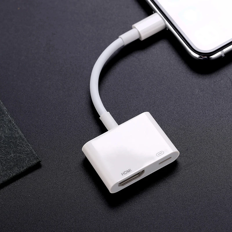 Кабельный разъем USB Новый для Apple к цифровому AV HDMI адаптеру 4K до 1080P HD iPhone X/8 P/6/6 S/7/7