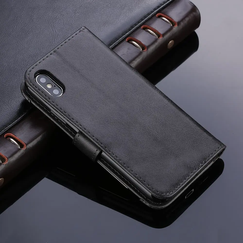 LAPOPNUT Премиум бизнес чехол для IPhone SE 2020 Xr X Xs Max 7 Plus 8 6S 6 5 5S кожаный мягкий