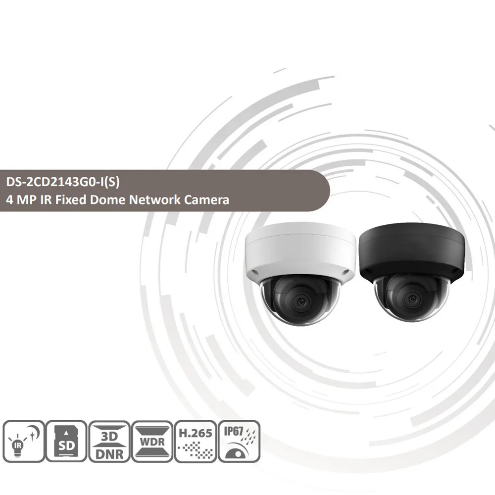 Предварительная продажа Hikvision DS 2CD2143G0 I оригинальный IP Камера 4MP Сетевая купольная