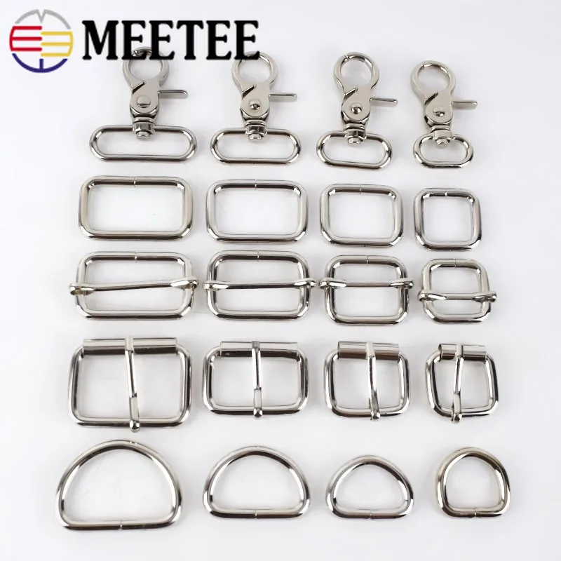 10 шт. металлический D квадратное кольцо Пряжка Рюкзак ремень булавка пряжки DIY