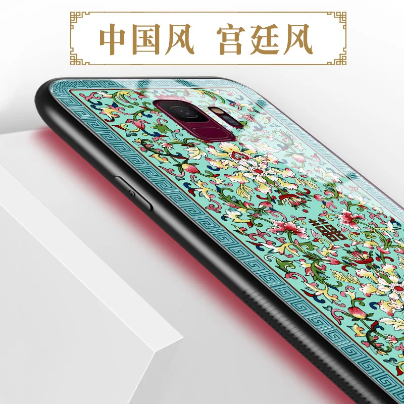 Чехол для телефона samsung Galaxy A40 A50 A60 A70 A8s A6s S6 край S7 S8 S9 S10 Plus Note 8 9 кисточкой Винтаж