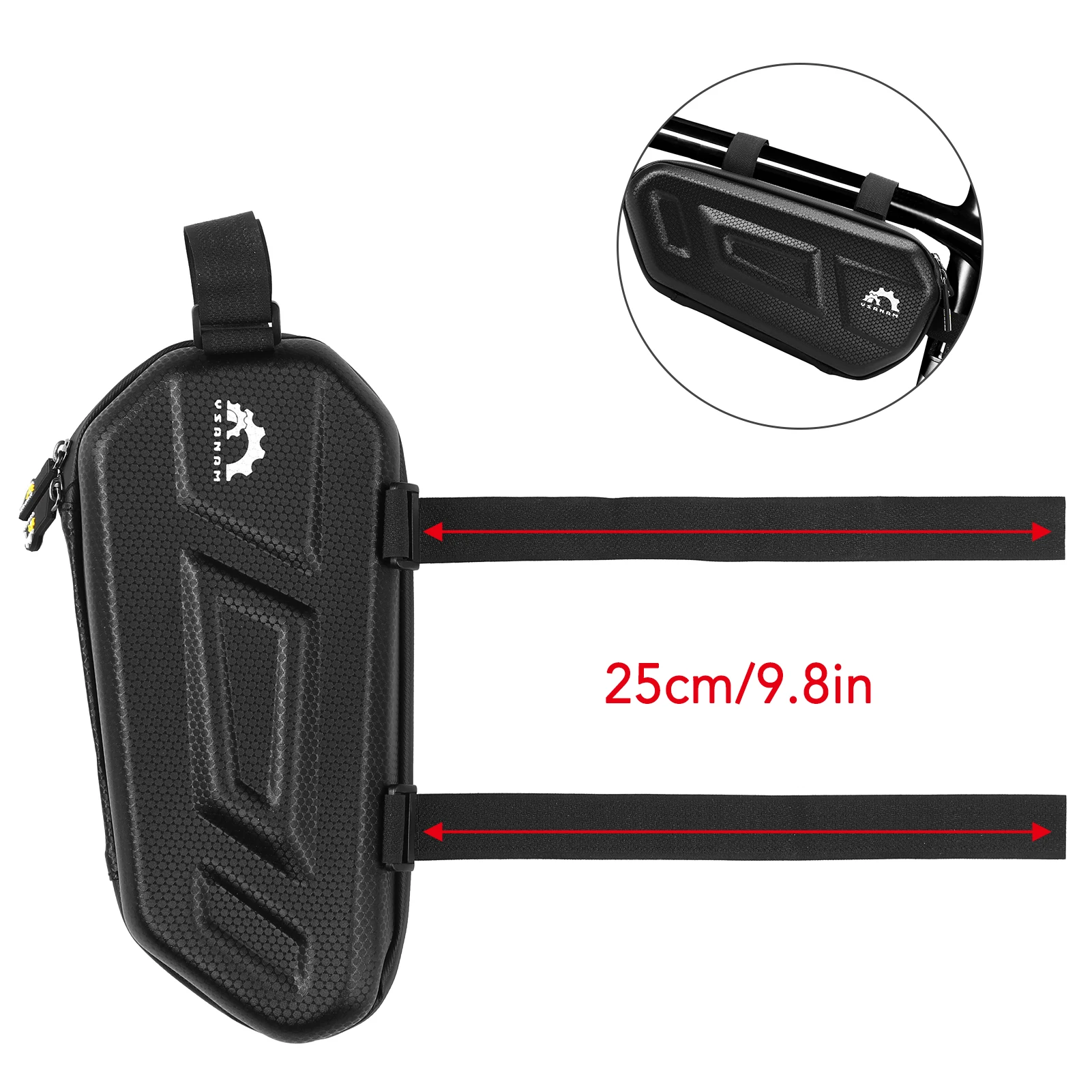 

Waterproof Bike Bag Bike Frame Bag Under Top Tube Bag Bicycle Storage Bag for Mountain Road Bike Bicycle Accessories