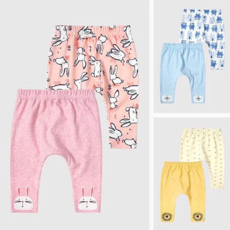 Брюки для новорожденных новые осенние повседневные леггинсы маленьких