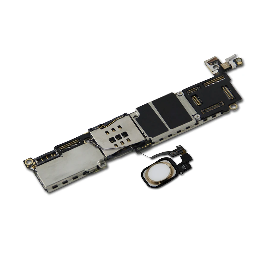 Для iPhone 5S материнская плата с/без разблокировки touch ID для iPhone 5S карта/плата 16 г/32 г/64 г официальная ios черный/белый/золотой