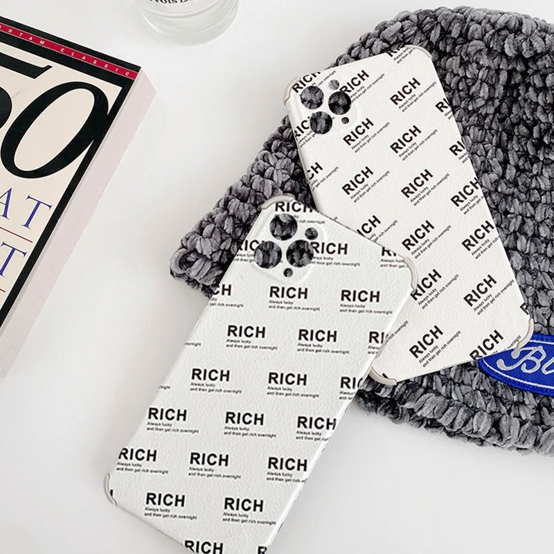 

Alphabet Rich Pattern Anti-Fall Protection Mobile Phone Case