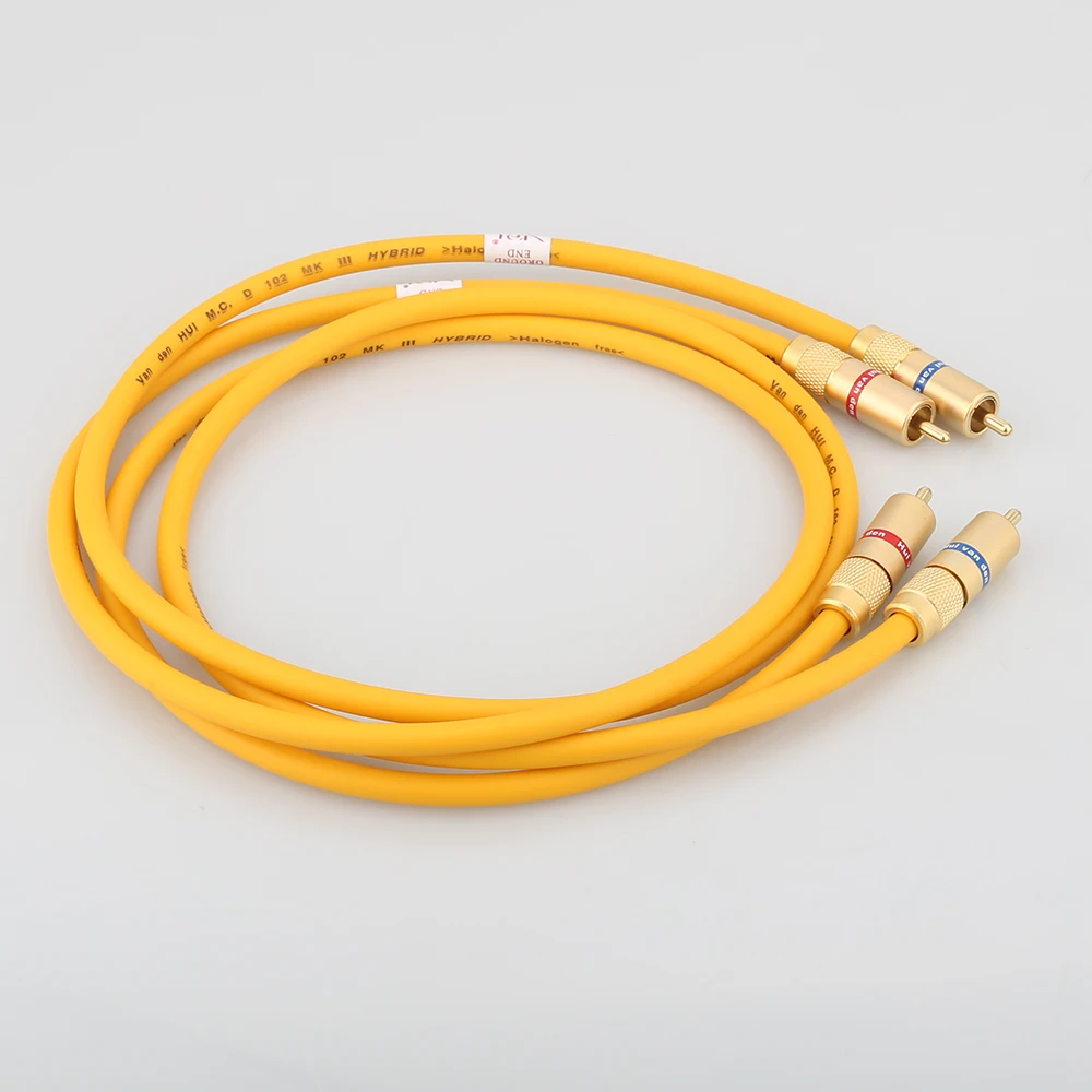 Пара A28 VDH Гибридный RCA аудио кабель для соединения Hi end 2RCA штекер кабель|Кабели VGA| |