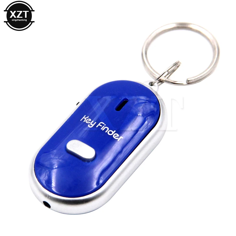 Mini Keychain LED Whistle Key Finder Flashing Sound Beeping Remote Lost Keyfinder Locator Keyring Tracker for Children Wallet images - 6