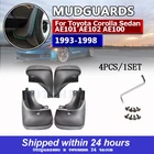 Передние и задние брызговики для Toyota Corolla Sedan AE101 AE102 AE100 1993-1998, брызговики 98 1997 1996 1995 1994 1993
