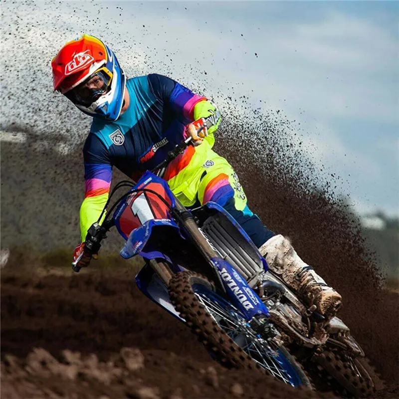 TLD RACING Se PRO MX БРЮКИ и Джерси комбо для мотокросса мотоциклетный костюм мото байк