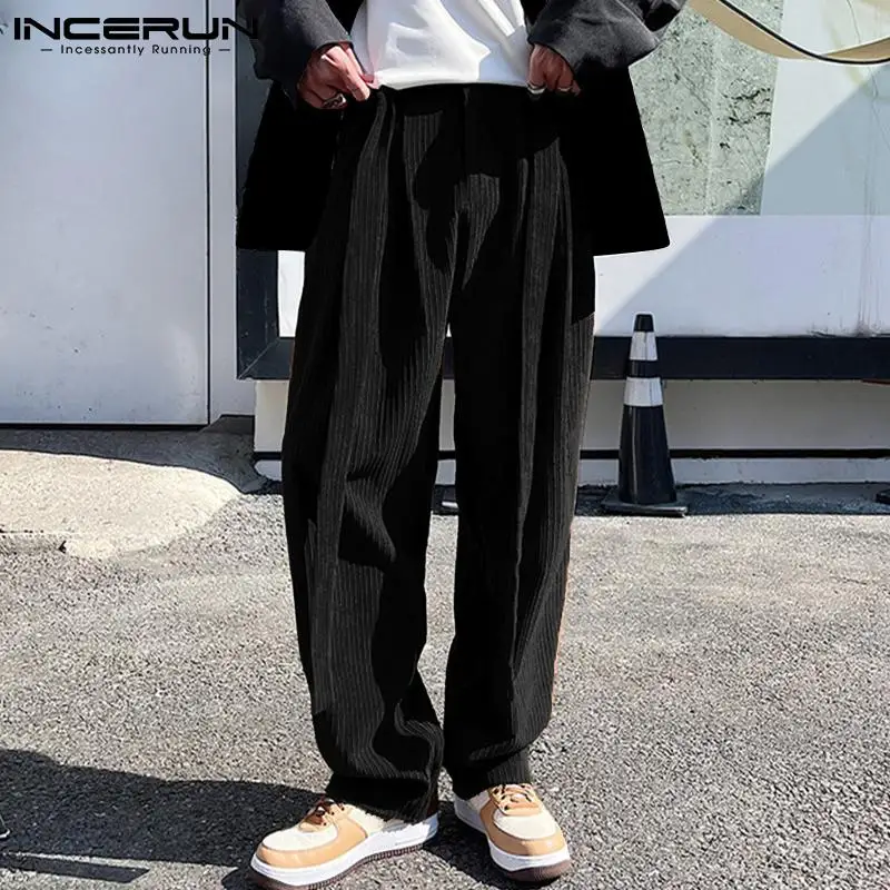 

Брюки мужские вельветовые на пуговицах, с карманами