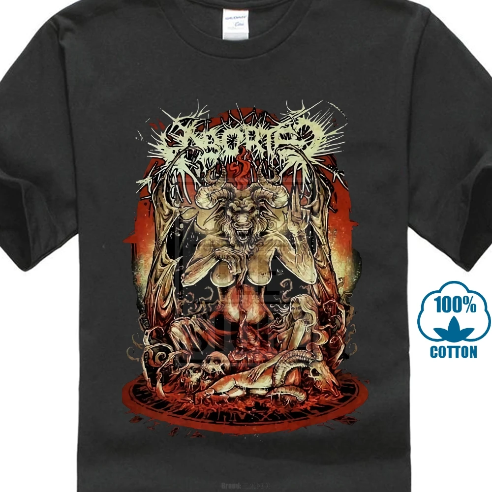 Aborted Baphomet рубашка M L Xl Официальная футболка Grind Death Metal новая | Мужская одежда