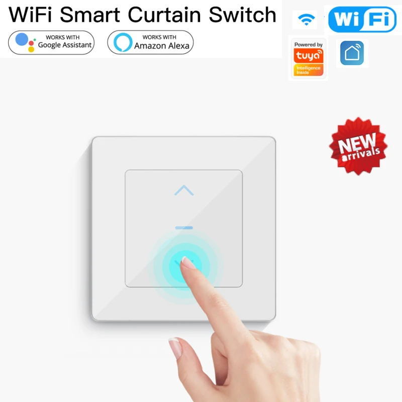 

Умный выключатель для штор с Wi-Fi и управлением голосом
