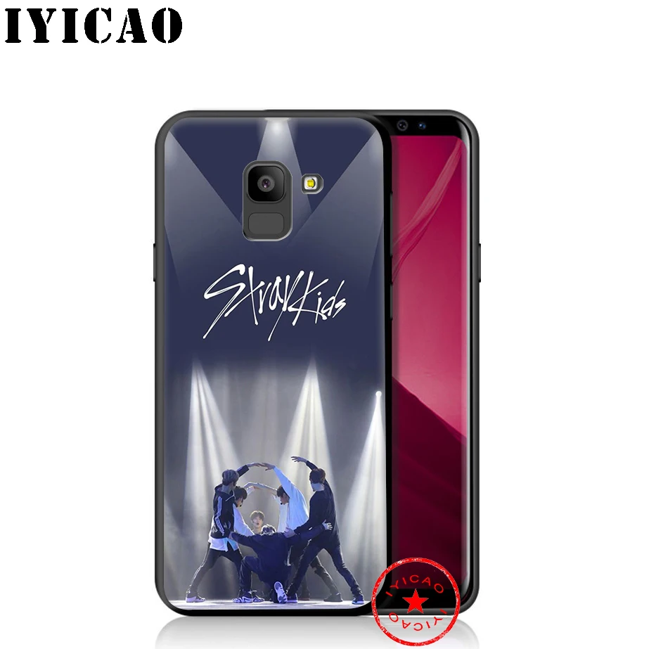 IYICAO Stray Kids Soft Phone Case for Samsung Galaxy A9 A8 A7 J6 A6 Plus 2018 A5 A3 2016 2017 Silicone Cover |