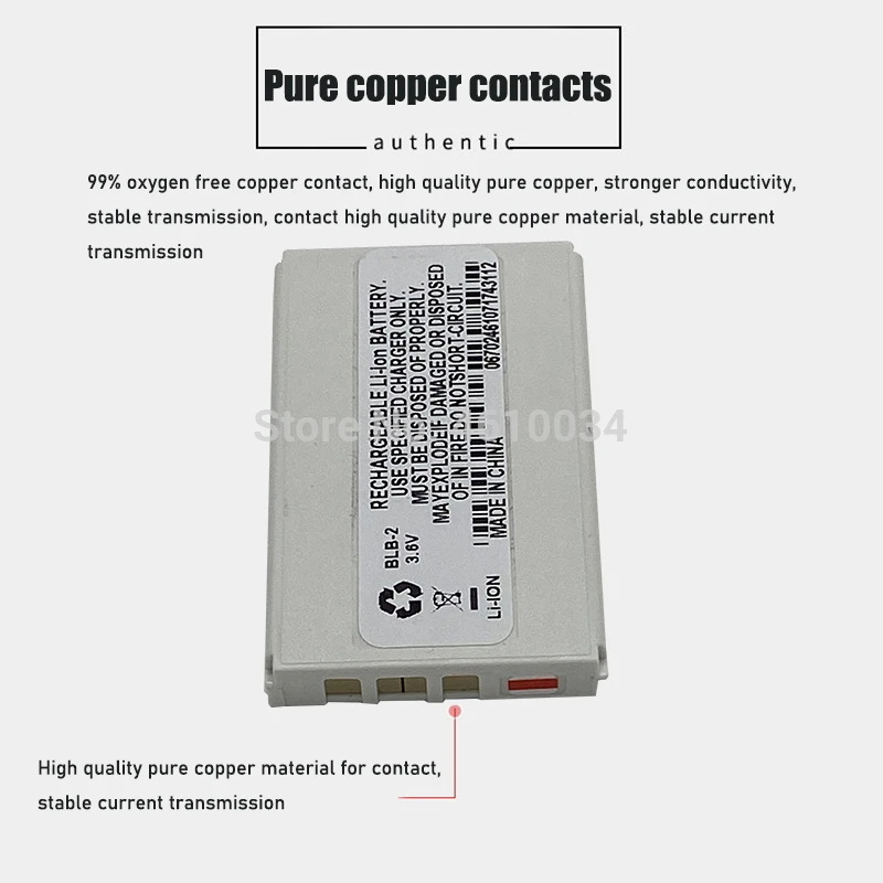 Аккумулятор 10000 мАч для Nokia 800 3610 6500 6510 6590i 6590 7650 8210 8250 8270 8290 8310 8390 BLB 2 - купить по