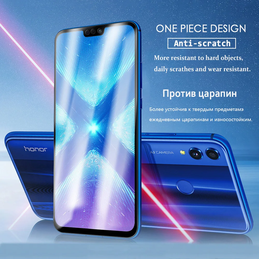 5d закаленное стекло для huawei honor 8x стеклянный экран чехол 8a x 8 c 8S pro lite light honor8
