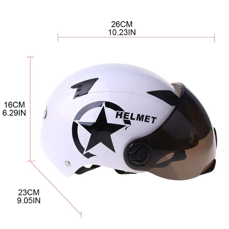 

Motorcycle Windproof Unisex Riding Helmet Full Face Anti-UV Electrombile Motorbike Road Bike Motor Ridding Head Protect Supplies