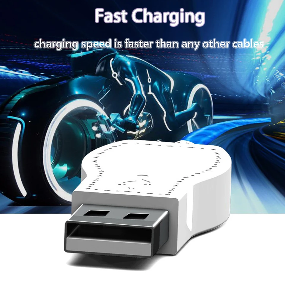 Светодиодный светящийся кабель Micro USB Type-C для быстрой зарядки iphone 5 6 7 X Huawei P Smart 2019