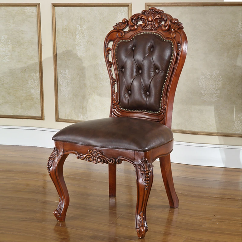 Классический обеденный набор круглый стол и стулья WA648 | Мебель